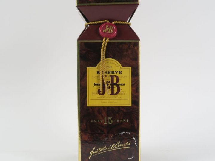 1 BOUTEILLE J B 'RESERVE' 15 ANS - COFFRET
