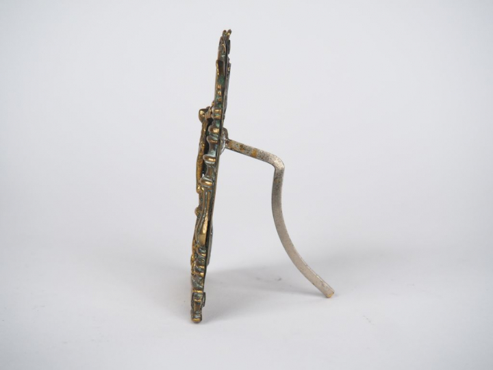 Baiser de paix Louis XIV en bronze représentant les Saintes femmes au 