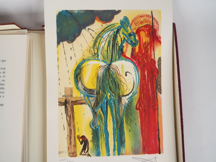 LES CHEVAUX DE DALI.  Textes : Alain Decaux et Léon Zitrone. Préface Y