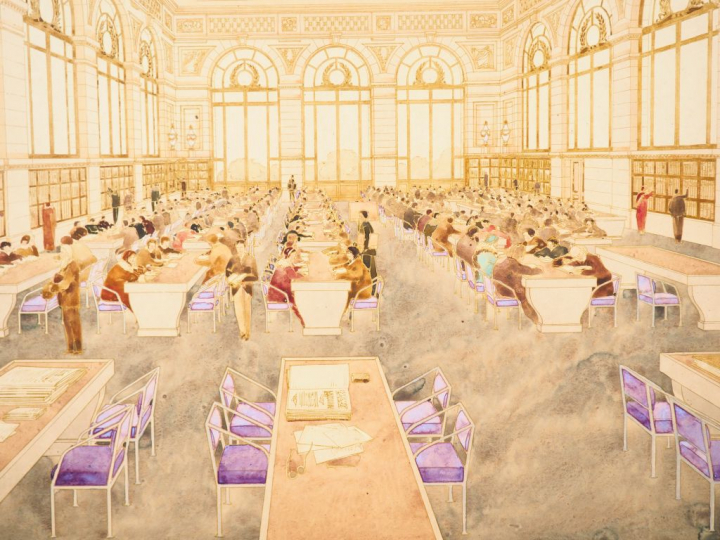 Jean MONTARIOL. "Projet pour la bibliothèque municipale de Toulouse, l