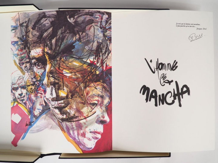 MORETTI-BREL. L'Homme de la Mancha. Raymond Moretti illustre Jacques B