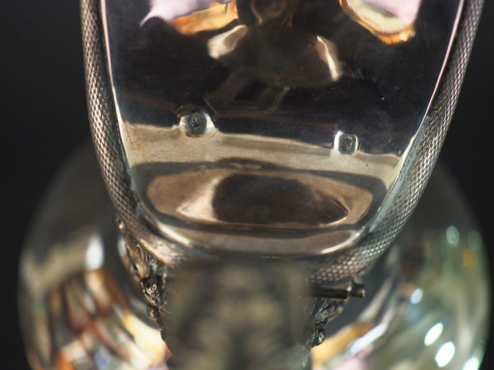 Aiguière Restauration de style Empire en argent, poinçon Vieillard, à 