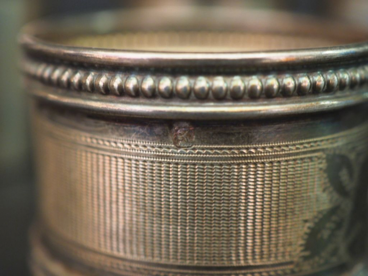 Suite de six verres à liqueur en argent, poinçon Minerve  MO : Roussel