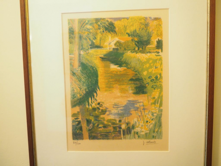 Leslie THOMPSON. Suite de 2 lithographies en couleur signées et numéro