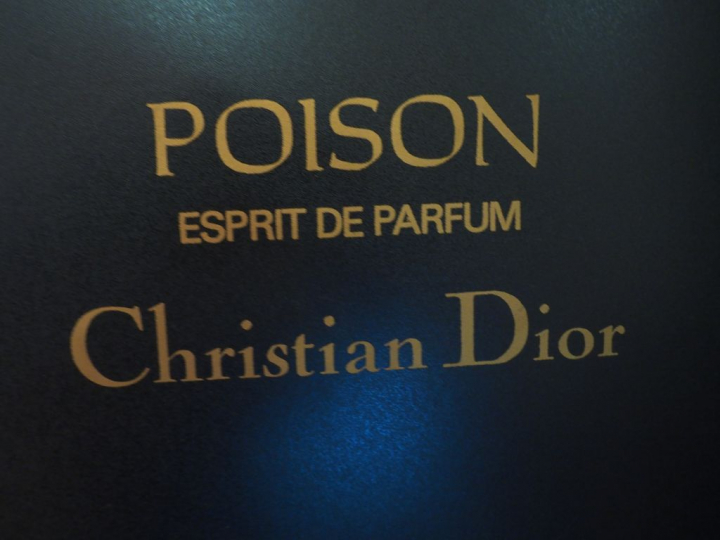 Christian DIOR. Plaque publicitaire lumineuse pour le parfum Poison.