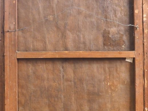 Ecole française XVIIIème.  "Apparition des Saint Anges à une Sainte fe