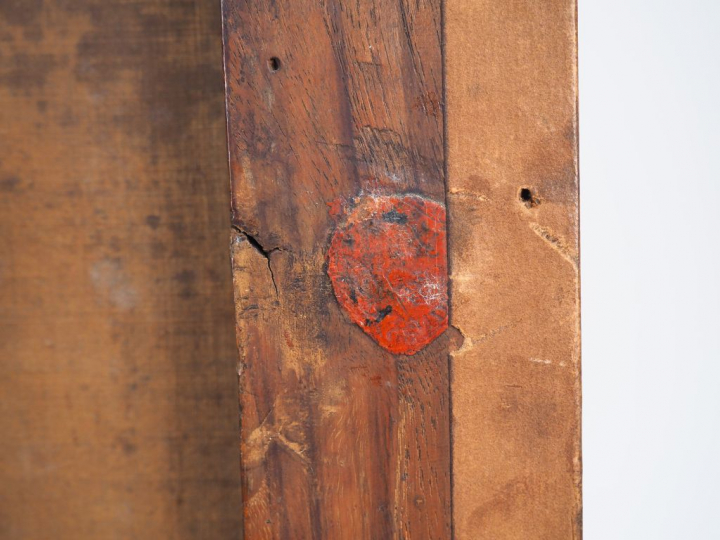 Ecole française XVIIème. "Judith et Holophèrne". Huile sur toile.  (ré