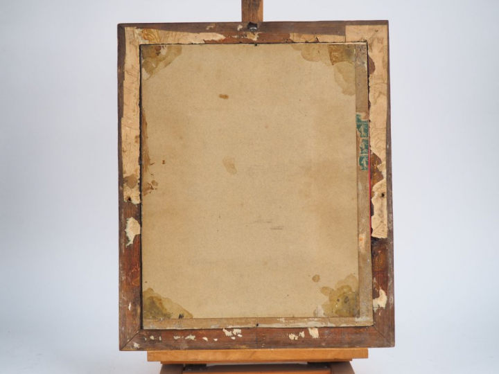 Emmanuel Joseph LAURET dit LAURET AINE "Portrait de militaire" Pastel,