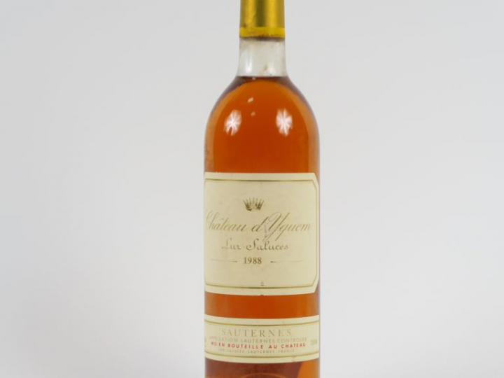 1 BOUTEILLE CHÂTEAU D'YQUEM 1er CCS SAUTERNES - 1988 - BG