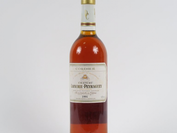 1 BOUTEILLE CHÂTEAU LAFAURIE PEYRAGUEY 1er CC SAUTERNES - 1991