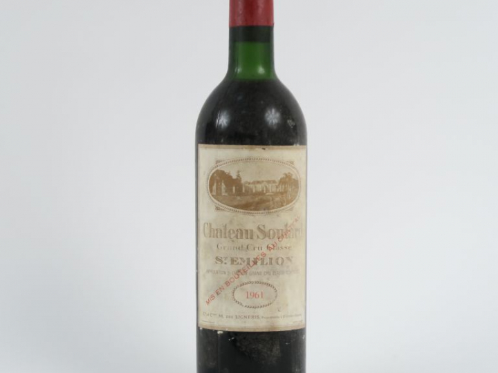 1 BOUTEILLE CHÂTEAU SOUTARD GCC ST EMILION - 1961 -LB/EF