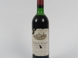 Vente aux enchères 1 BOUTEILLE CHÂTEAU AUSONE 1er GCC ST EMILION - 1970 - HEP/EA