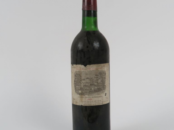 1 BOUTEILLE CHÂTEAU LAFITE ROTHSCHILD 1er GCC PAUILLAC - 1975 - LB/ETL