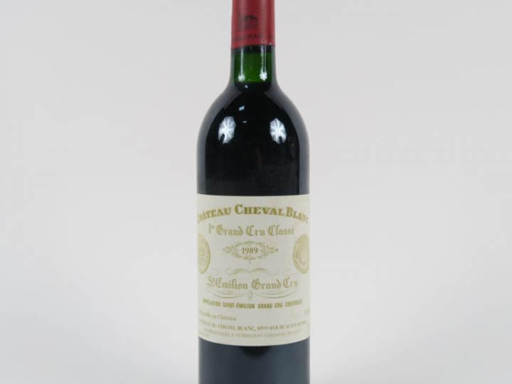 1 BOUTEILLE CHÂTEAU CHEVAL BLANC 1er GCC ST EMILION - 1989 - BG