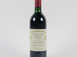 Vente aux enchères 1 BOUTEILLE CHÂTEAU CHEVAL BLANC 1er GCC ST EMILION - 1989 - BG