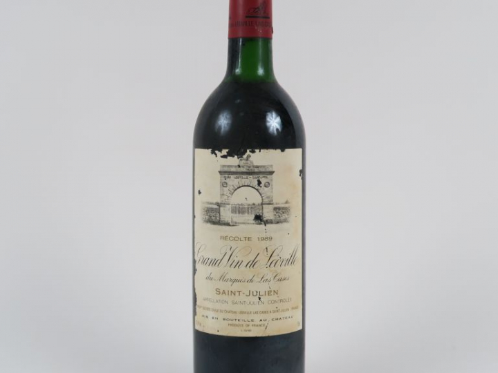 1 BOUTEILLE CHÂTEAU LEOVILLE LAS CASES GCC ST JULIEN - 1989 - LB/ELA