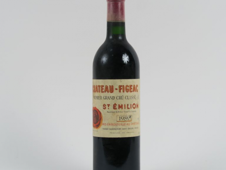 1 BOUTEILLE CHÂTEAU FIGEAC 1er GCC ST EMILION - 1989 - ELA