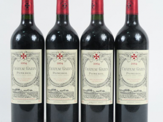 Vente aux enchères 4 BOUTEILLES CHÂTEAU GAZIN POMEROL - 2004