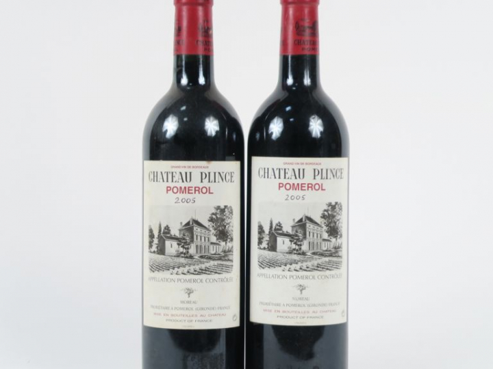 2 BOUTEILLES CHÂTEAU PLINCE POMEROL - 2005
