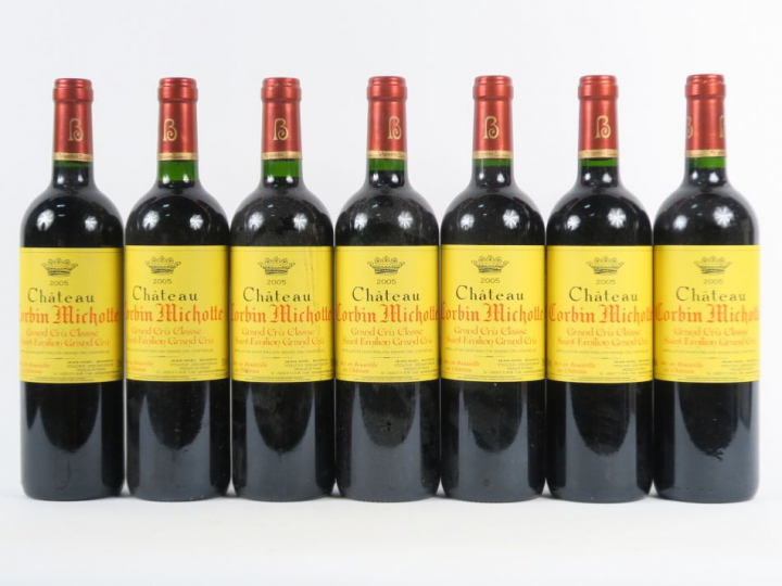 7 BOUTEILLES CHÂTEAU CORBIN MICHOTTE GCC ST EMILION - 2005 - 2 BG