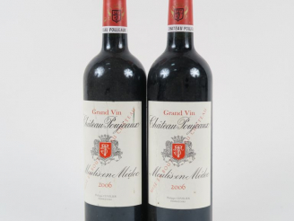 Vente aux enchères 2 BOUTEILLES CHÂTEAU POUJEAUX MOULIS - 2006