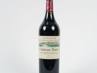 Vente aux enchères 1 BOUTEILLE CHÂTEAU PAVIE 1er GCC ST EMILION - 2007