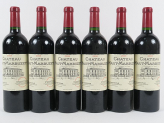 Vente aux enchères 6 BOUTEILLES CHÂTEAU HAUT MARBUZET ST ESTEPHE - 2008