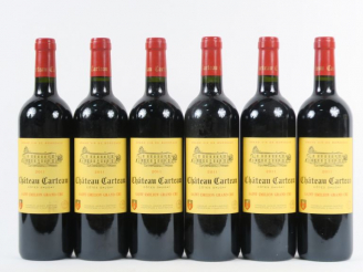 Vente aux enchères 6 BOUTEILLES CHÂTEAU CARTEAU GCC ST EMILION - 2011