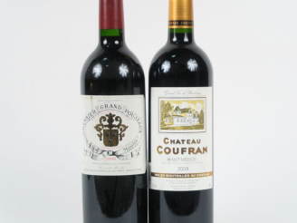 Vente aux enchères 2 BOUTEILLES : 1 CHÂTEAU COUFRAN HAUT MEDOC 2009 - 1 GRESSIER GRAND PO