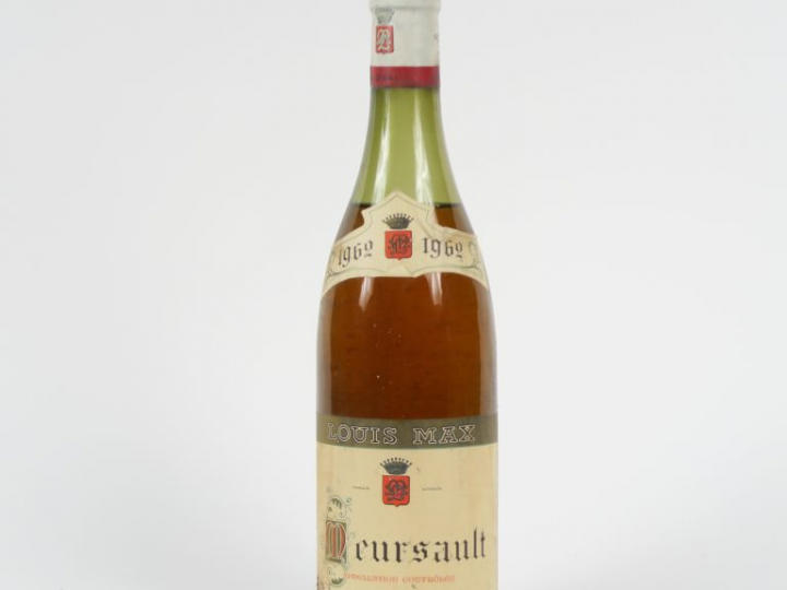 1 BOUTEILLE MEURSAULT LOUIS MAX - 1962 - 5,5 CM