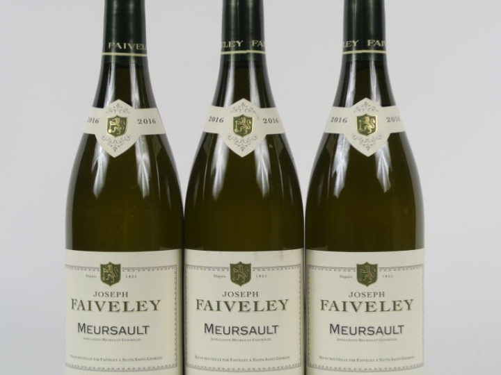 3 BOUTEILLES MEURSAULT JOSEPH FAIVELEY - 2016