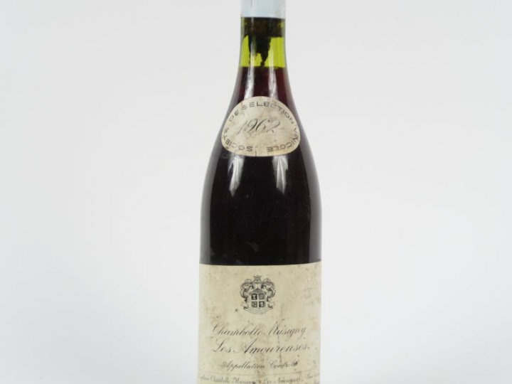1 BOUTEILLE CHAMBOLLE MUSIGNY 'LES AMOUREUSES' - 1962