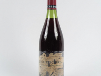 Vente aux enchères 1 BOUTEILLE RICHEBOURG DOMAINE DE LA ROMANÉE CONTI - 1963 - 3 CM/EA/CA