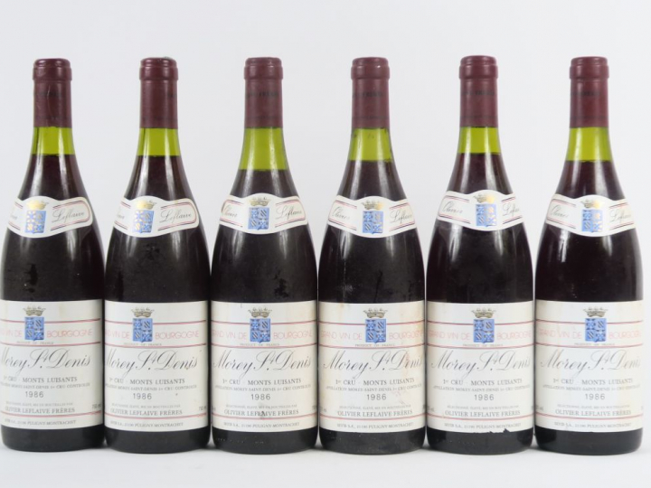 6 BOUTEILLES MOREY ST DENIS 1er CRU 'MONTS LUISANTS' OLIVIER LEFLAIVE 