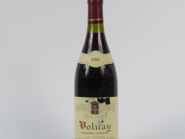 1 BOUTEILLE VOLNAY BARBIER - 1989 - ELA