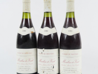 Vente aux enchères 3 BOUTEILLES MOULIN A VENT CHARLES DE TROUVILLE - 1989