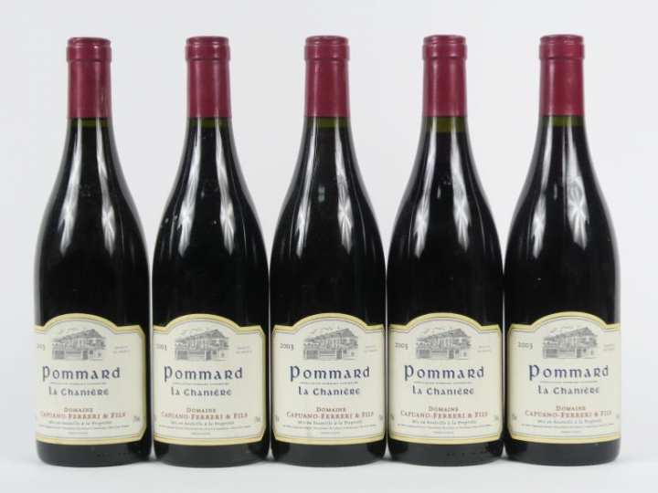 5 BOUTEILLES POMMARD 'LA CHANIERE' CAPUANO FERRERI - 2003