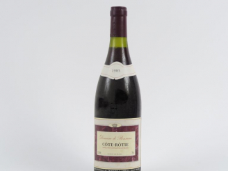 Vente aux enchères 1 BOUTEILLE CÔTE ROTIE DOMAINE DE BONSERINE - 1985