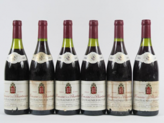 Vente aux enchères 6 BOUTEILLES CHATEAUNEUF DU PAPE DOMAINE DE LA CHARTREUSE - 5 de 1989/