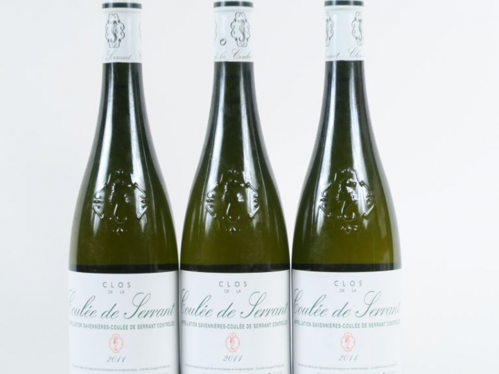 3 BOUTEILLES CLOS DE LA COULEE DE SERRANT NICOLAS JOLY - 2011