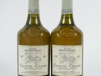 Vente aux enchères 2 BOUTEILLES CHÂTEAU CHALON DOMAINE BERTHET BONDET - 2002