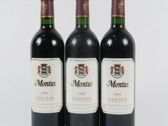 Vente aux enchères 3 BOUTEILLES CHÂTEAU MONTUS MADIRAN - 1999