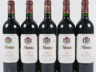 Vente aux enchères 5 BOUTEILLES CHÂTEAU MONTUS MADIRAN - 2000