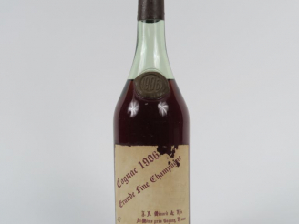 Vente aux enchères 1 BOUTEILLE COGNAC 'GRANDE FINE CHAMPAGNE' J.P. MÉNARD   FILS 45° - 19
