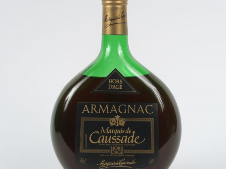 1 BOUTEILLE ARMAGNAC 'HORS D'AGE' MARQUIS DE CAUSSADE - COFFRET