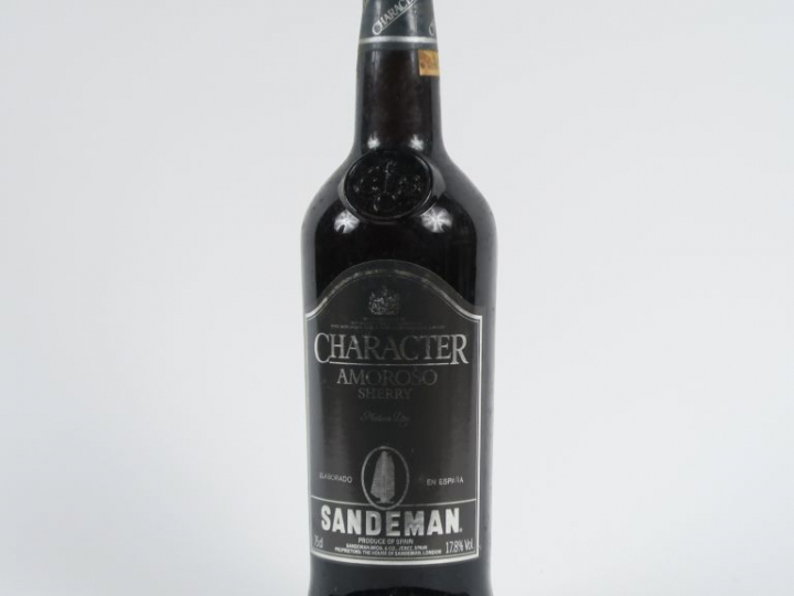 1 BOUTEILLE SHERRY AMOROSO 'CHARACTER' SANDEMAN - COFFRET