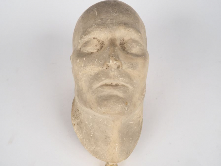 Masque mortuaire de l'Empereur en plâtre, Edition de la maison Susse (