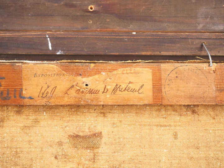 Lucien Hector JONAS "Avenue de Breteuil" Huile sur toile. Signée en ba