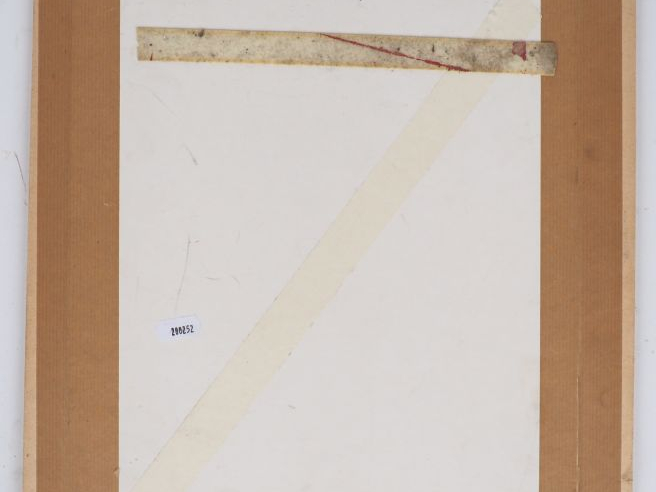 Guy Levis MANO, "le dedans et le dehors", 1966 Eau-forte en couleurs. 