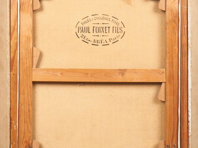 Charles GUERIN "Nature morte au bouquet de roses" Huile sur toile. 61 